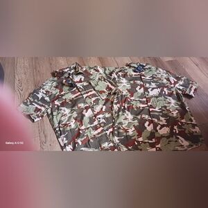 Two Brookside Moss Camo Shirts Price Tag $18 Each/ Now get both for $18!!